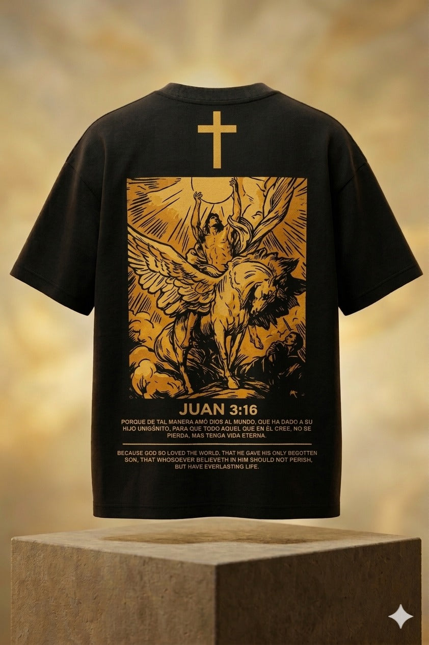 John 3:16 Tee — Bilingual Faith Design